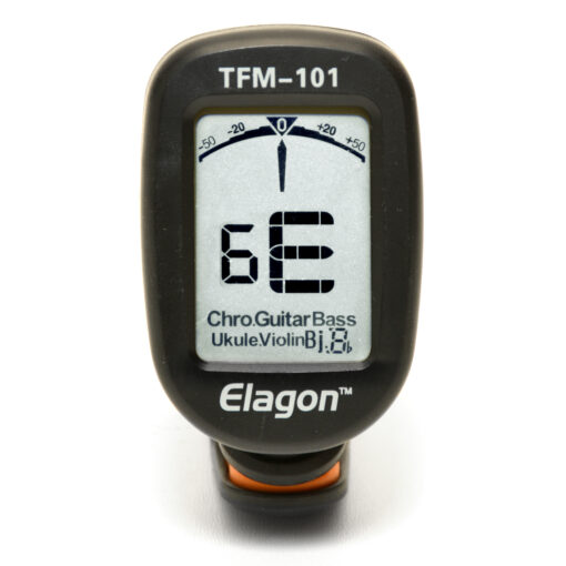 Elagon (TFM-101) Clip-On Multi-Instrument Tuner, Clear Display, 9 Tuning Modes for Various Instruments + Chromatic Tuning. - Image 2